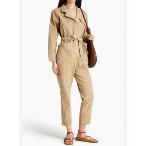 Alex Mill Beige Expedition Utility Jumpsuit Women’s Size S O48